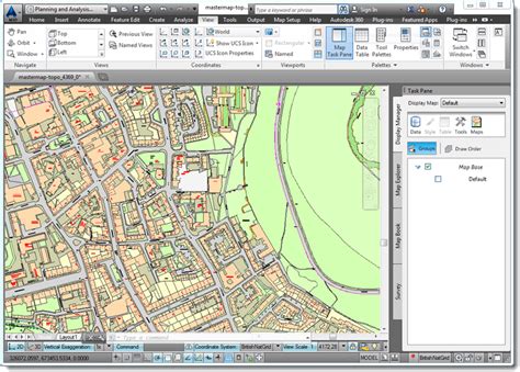 Combine Os Mastermap With Contours In Autocad Map 3d