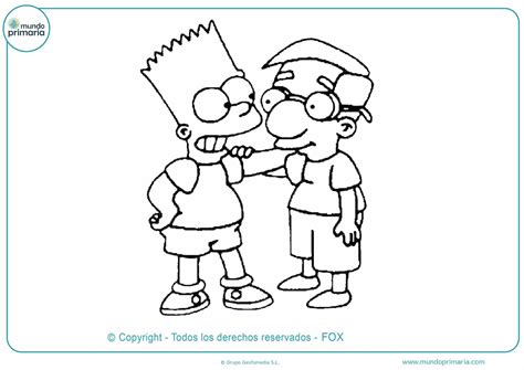Dibujos De Los Simpson Para Colorear F Ciles De Imprimir