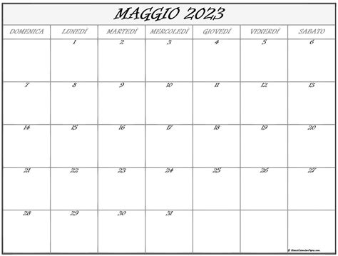 Maggio 2023 Calendario Gratis Italiano Calendario Maggio Vrogue