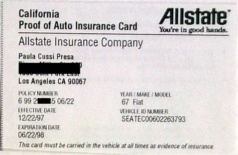 The company currently services 81 million accounts and policies throughout the united states and canada. Allstate Proof Of Insurance Card 12 Taboos About Allstate Proof Of Insurance Card You Shoul ...