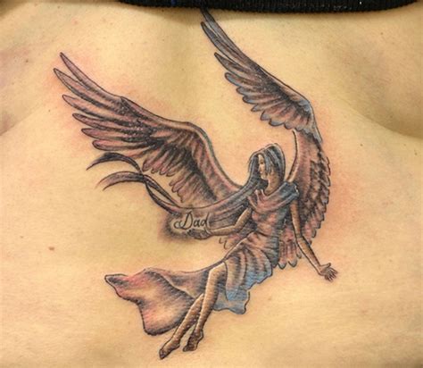 30 Beautiful Angel Tattoos For Girls