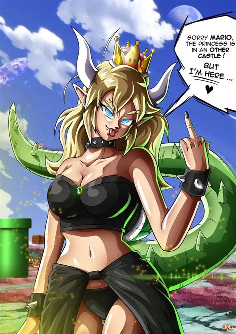 Bowsette By Https Deviantart Com Maniaxoi On Deviantart Deviantart Digital Artist Artist