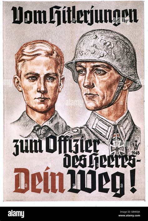 nationalsozialismus nationalsozialismus propaganda von der hitlerjugend offizier ihr weg