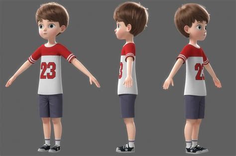 Cartoon Boy Rigged 3d Model Best Of 3d Models