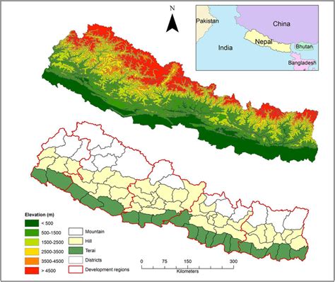 Physical And Political Map Of Nepal Download Scientific Diagram