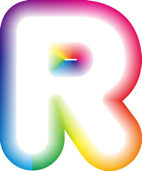Neon Letter R 15072253 Png