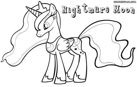 She is the younger sister of the free printable my little pony coloring pages online will teach your child the value of friendship. 26. NightmareMoon (With images) | My little pony coloring ...