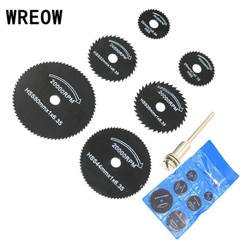 Buy 7pcs 32mm Metal Mini Hss Circular Saw Blade