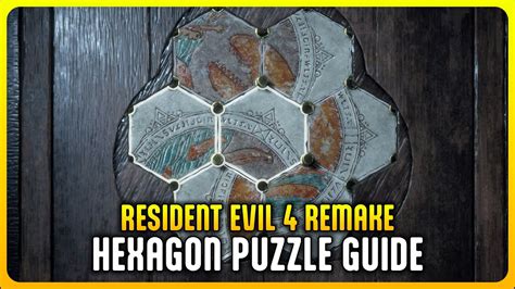 Resident Evil 4 Remake All 3 Hexagon Pieces And Stone Pedestal Puzzle