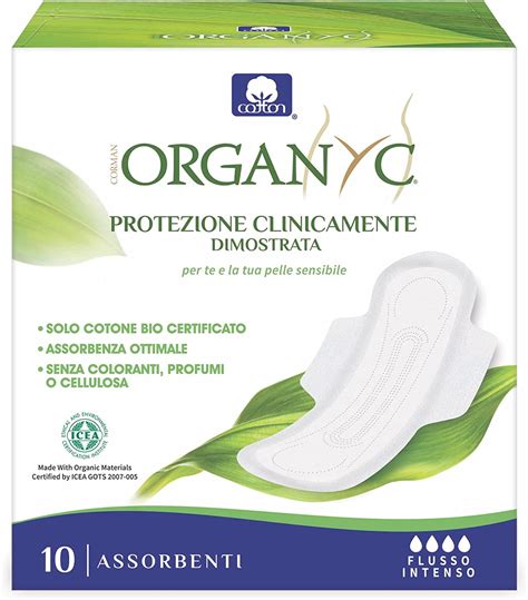 Jp Organyc Organic Cotton Menstrual Pads With Wings Heavy Night Flow Night 10 Pad