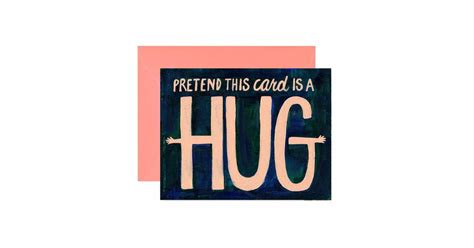 Pretend Hug Single Card Etsy Valentines Day Ts For Him Or Her