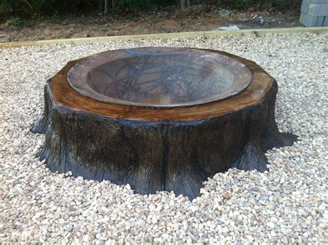 Concrete Tree Stump Firepit Designed By Bryan Thornton At Specialty