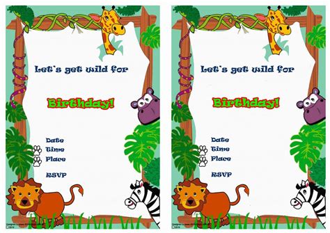 This idea would work very well if you are hosting a beach themed party by the pool or a small spa. Pin on Birthday Party Invitations - FREE Printables