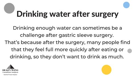Can T Drink Water After Gastric Sleeve Surgery Is This Normal