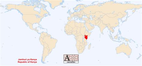 World Atlas The Sovereign States Of The World Kenya Kenya