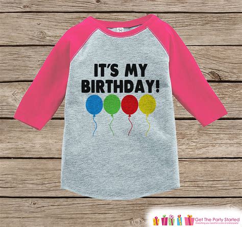 Kids Birthday Shirt Its My Birthday Shirt Baby Girl Etsy