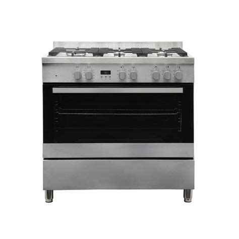 Defy 5 Burner Twin Thermofan Gaselectric Cooker Dgs906 Hirschs