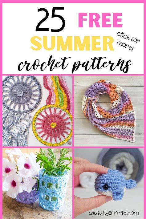Summer Solstice Giveaway — Free Crochet Summer Patterns