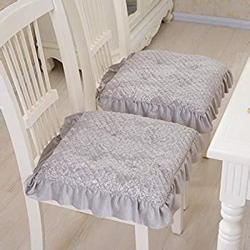 Farmhouse jute chair pad set of 6 $64.95. Amazon.com: The Country House Collection Flax Ruffled French Country Chair Pad: Home & Kitchen