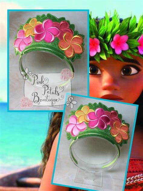 Polynesian Princess Moana Crown Princess Moana Pink Petals Facebook