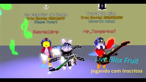 Live De Blox Fruits Jogando Com Voc S Youtube