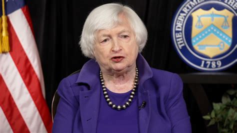 Us Secretary Of The Treasury Janet Yellen Speaks On Us Economy