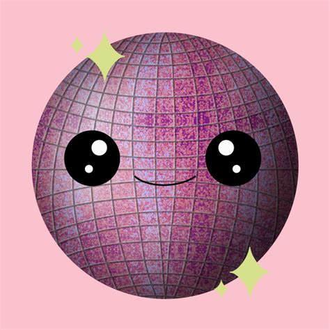 Kawaii Disco Ball In Pink Disco Ball T Shirt Teepublic