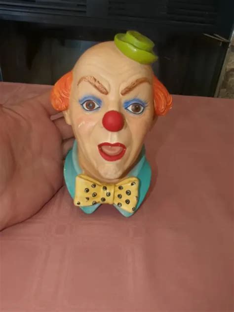 Vintage 1984 Legend Products Clown No 3 Chalkware Head Made In England F Wright 20 00 Picclick