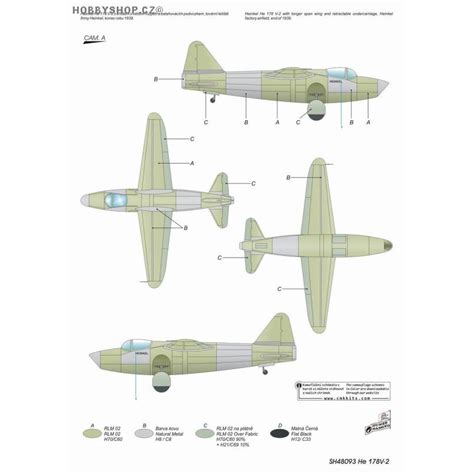 Heinkel He 178 V 2 172 Plastic Kit Hobbyshopcz