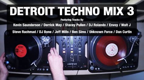 Detroit Techno Mix 3 With Tracklist Vinyl Mix Youtube