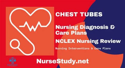 Chest Tubes Nursing Diagnosis And Nursing Care Plan Nursestudynet