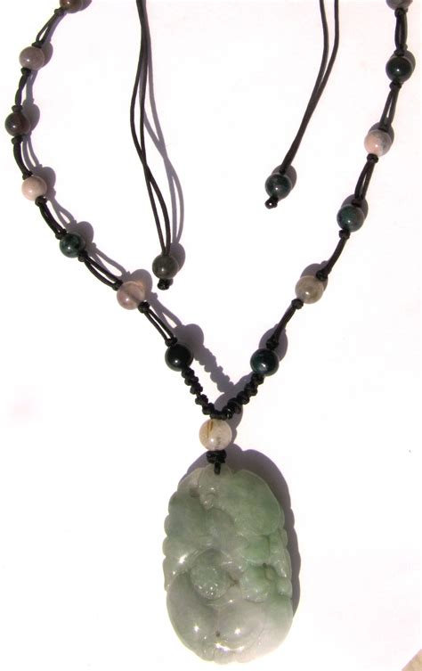 Jade Jadeite Pendant Necklace Vintage Pendant Necklace Pendant