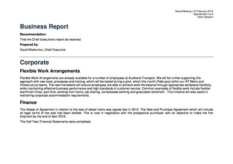 30 Business Report Templates And Format Examples Templatelab