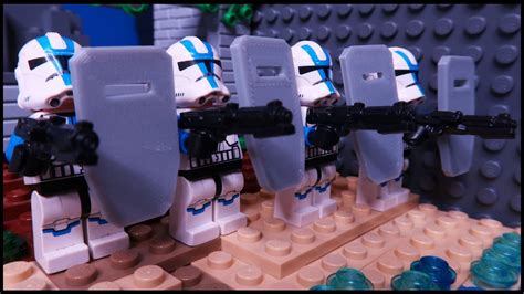 Custom Print Lego Minifigure Clone Trooper Coruscant Riot Guard With
