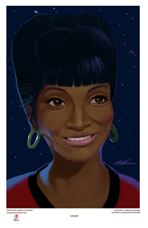 Star Trek Uhura 11x17 Art Print — Inazuma Studios Llc