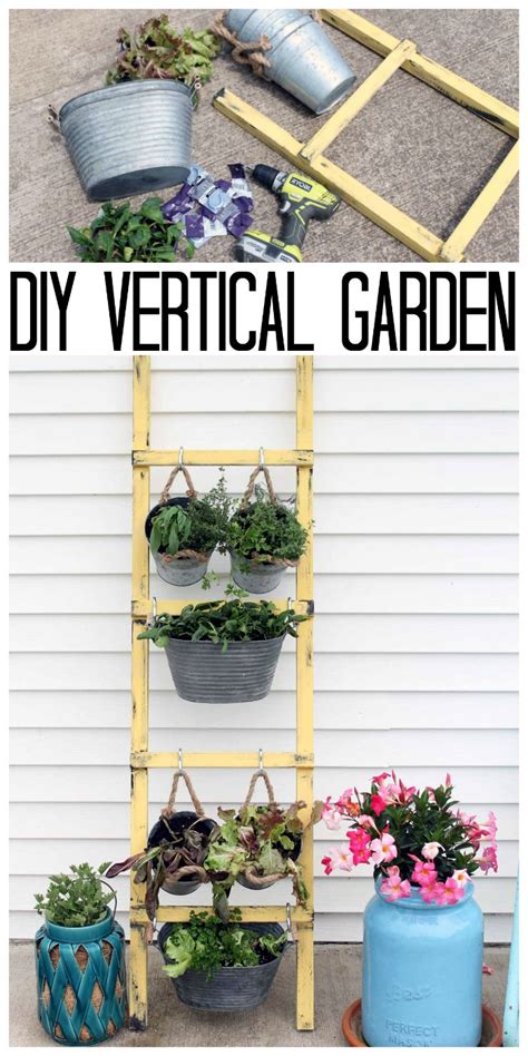 Diy Vertical Garden For Your Porch Angie Holden The Country Chic Cottage