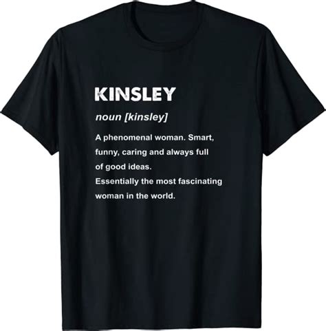 Kinsley Name T Shirt Clothing Shoes And Jewelry