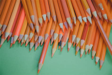 Collection Of Colorful Pencils Free Stock Photo Public Domain Pictures