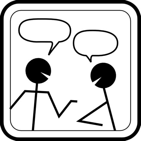 Download High Quality Talking Clipart Conversation Transparent Png