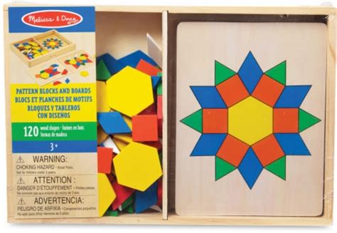 Melissa And Doug® Pattern Blocks And Boards Set 1 Ct Kroger