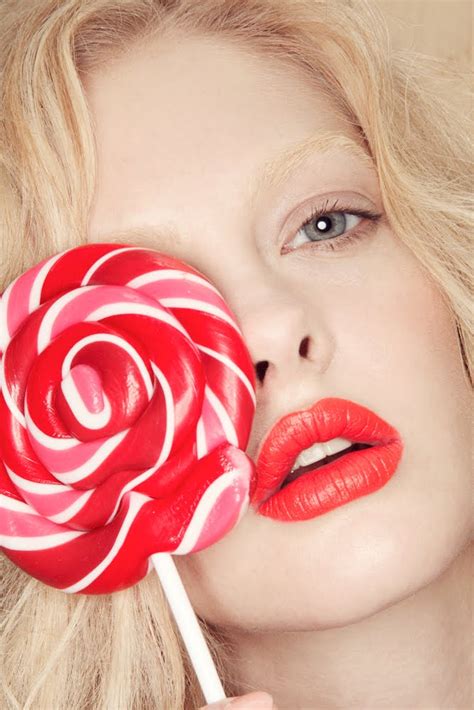 Junk Food Candy Necklace Red Rope Lollipop Accessories Beauty Editorial