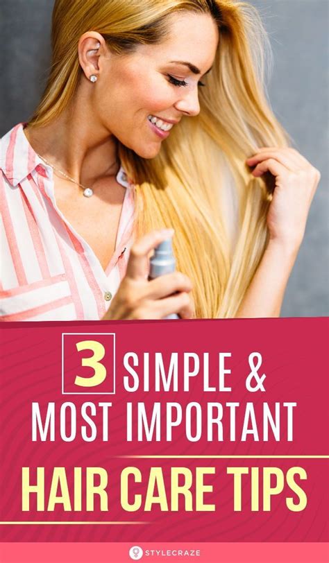 Simple Hair Maintenance Tips In Hair Maintenance Tips Hair Care Tips Hair Maintenance