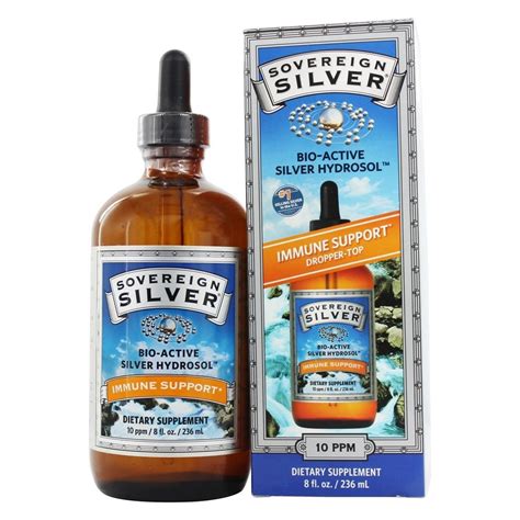 Sovereign Silver Bio Active Colloidal Silver Hydrosol Dropper 10 Ppm 8