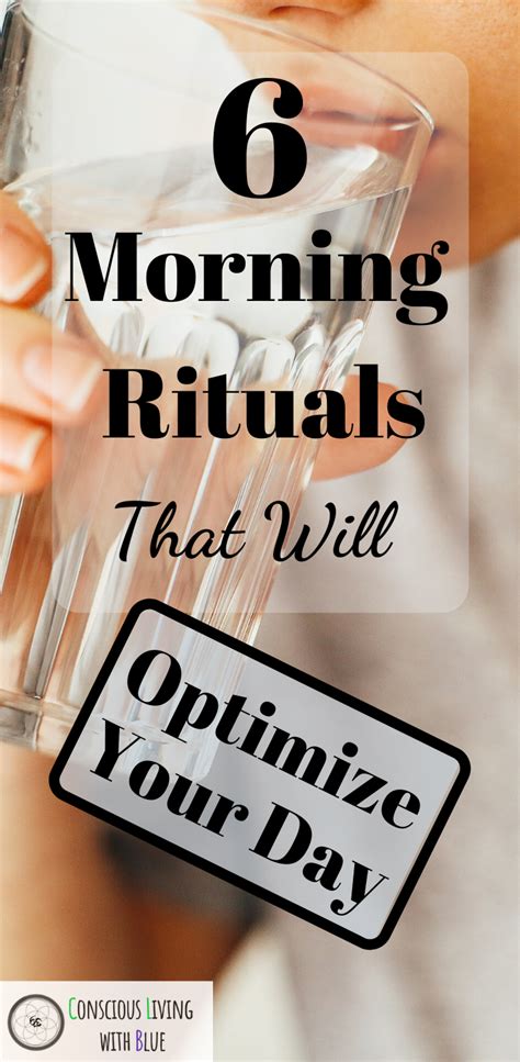 6 morning rituals to help optimise your day conscious living with blue morning ritual