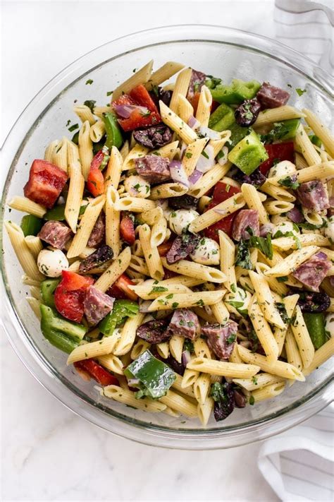 Easy Pasta Salad With Italian Dressing All You Need Infos