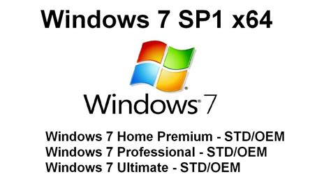 Iso Windows 7 Sp1 X64 Std Oem Home Pro Ultimate Nov2018 Youtube