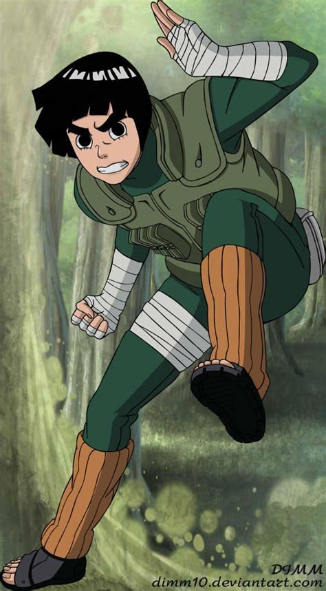 Rock Lee By Dimm10 On Deviantart Naruto E