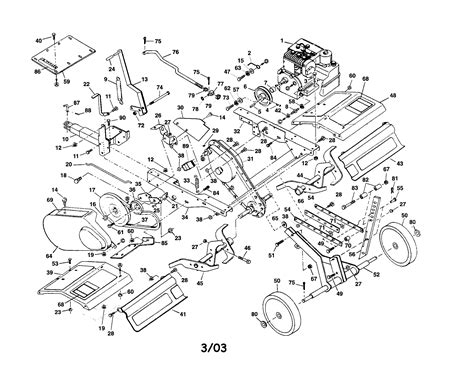 Craftsman 486252442 Tiller Parts Sears Partsdirect