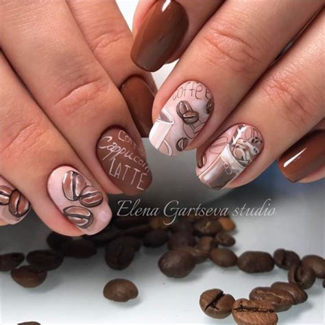 50 Ideas Of Coffee Nails To Try Asap Nailspiration