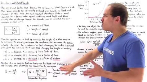 Standard units of measurement for volumetric flow rate are meters3. Resistance of Blood Vessels and Volume Flow Rate - YouTube